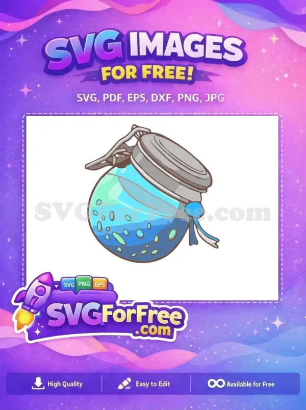Free Aqua Blue Potion Free Bubbling Elixir Game Free SVG