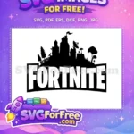 Free Black Landscape Free Trees Fortnite Scenery Free SVG - Instant Download