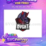 Free Purple Horned Monster Free Red Eyes Bridled Nyght Game Free SVG - Instant Download