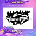 Free Characters Silhouettes Free Weapons Parachute Fortnite Free SVG - Instant Download