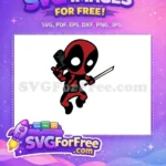 Free Red Mask Free Sword Gun Deadpool Movie Free SVG - Instant Download