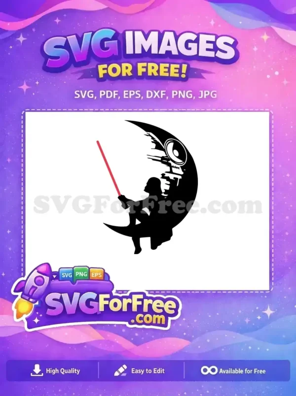 Free Vader Lightsaber Free Death Star Star Wars Free SVG