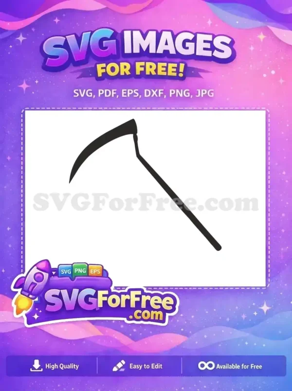 Free Grim Reaper Scythe Free Halloween Prop Death Free SVG Free Grim Reaper Scythe Free Halloween Prop Death Free SVG