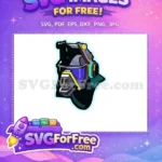 Free Black Helmet Free Purple Visor Apex Legends Free SVG - Instant Download