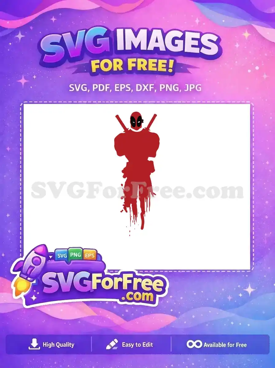 Free Red Mask Free Swords Deadpool Movie Free SVG