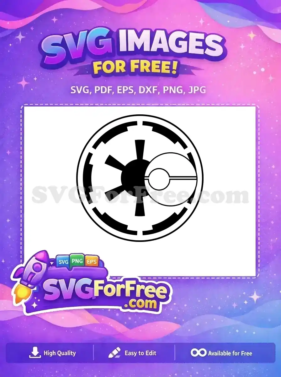 Free Galactic Empire Free Symbol Star Wars Free SVG 1