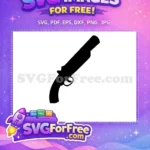 Free Black Blunderbuss Free Old Weapon Army Free SVG - Instant Download
