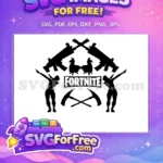 Free Fortnite Silhouette Free Llama Guns Fortnite Free SVG - Instant Download
