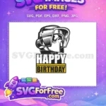 Free Trooper Helmet Free Happy Birthday Star Wars Free SVG 1 - Instant Download