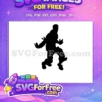 Free Soldier Silhouette Free Kneeling Pose Fortnite Free SVG - Instant Download