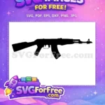 Free AK-47 Detail Free Assault Rifle Free Call of Duty Free SVG - Instant Download