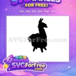 Free Llama Drama Silhouette Free Fortnite Battle Royale Free SVG - Instant Download
