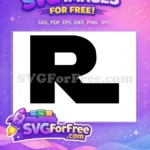 Free Letter First Initial Free R Letter Movie Free SVG - Instant Download