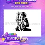 Free Angry Expression Free Darth Maul Star Wars Free SVG - Instant Download