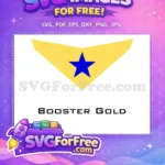 Free Symbol Design Free Booster Gold Hero Free SVG - Instant Download