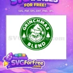 Free Grinch Blend Angry Free Christmas Tree Grinchmas Free SVG - Instant Download
