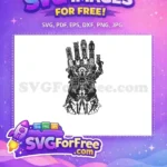 Free Superhero Gauntlet Free Avengers Silhouette Movie Free SVG - Instant Download