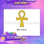 Free Golden Ankh Free Dr Fate Logo Movie Free SVG - Instant Download