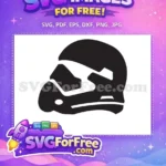 Free Black Helmet Free Stormtrooper StarWars Free SVG - Instant Download