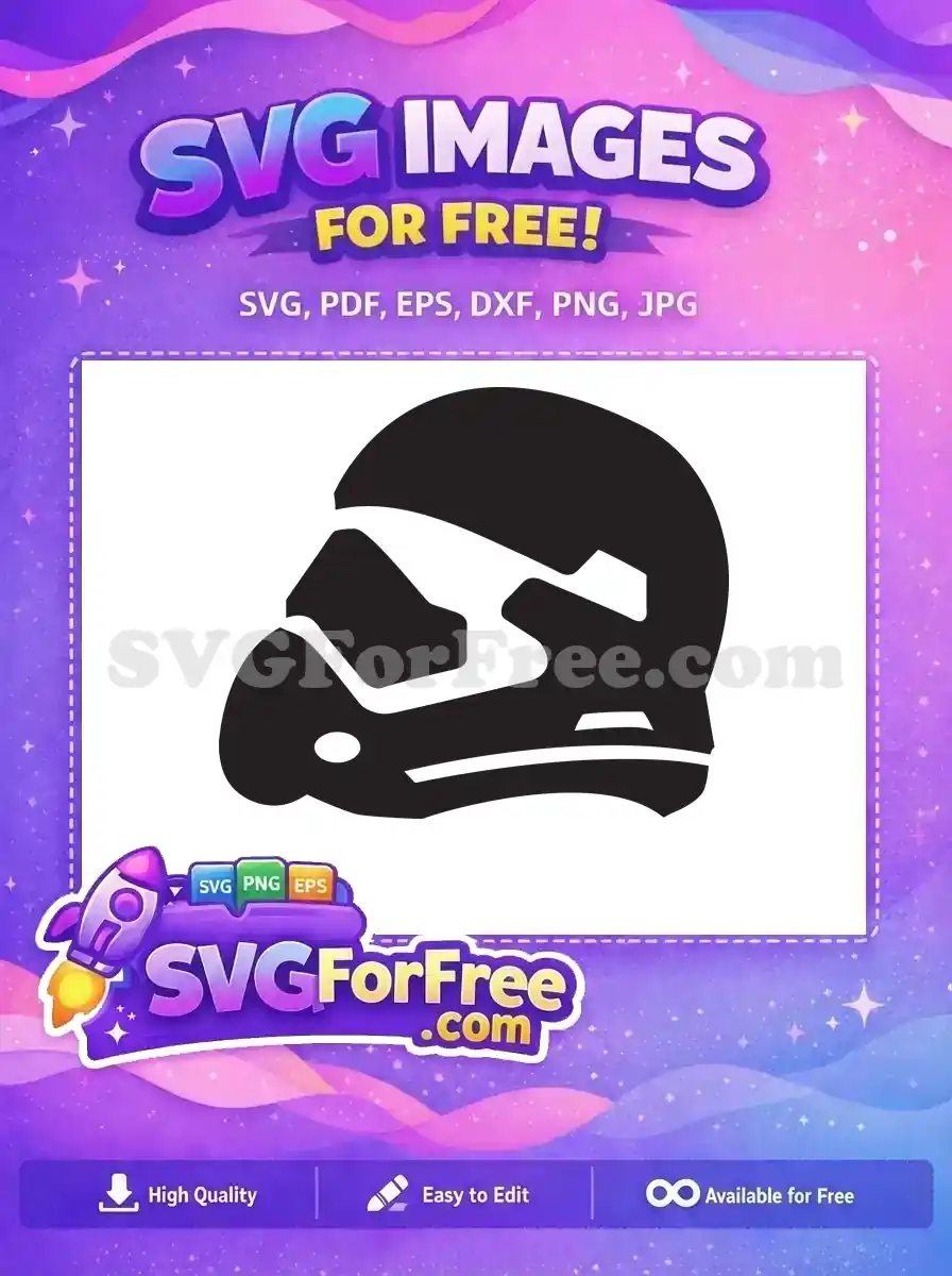 Free Black Helmet Free Stormtrooper StarWars Free SVG