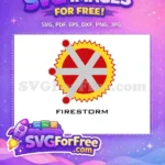Free Firestorm Logo Free Red Yellow Icon Movie Free SVG - Instant Download