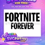 Free Bold Font Free Fortnite Forever Video Game Free SVG - Instant Download