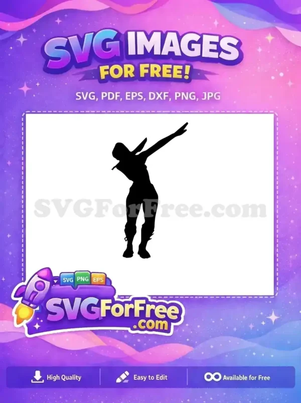 Free Black Silhouette Free Pixel Character One Free SVG