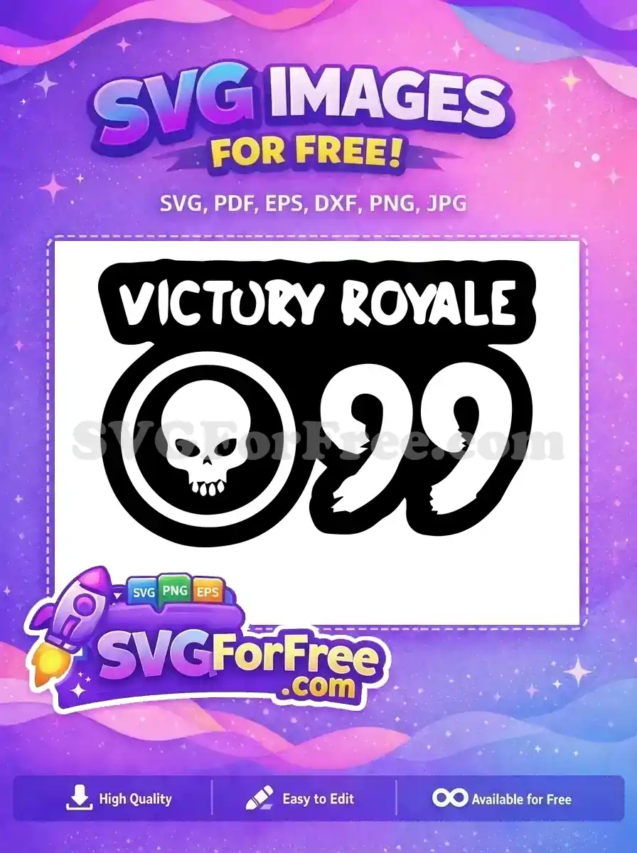 Free Skull Icon Free Victory Royale Game Free SVG