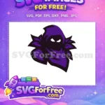 Free Purple Hooded Assassin Free Dark Silhouette Game Free SVG - Instant Download