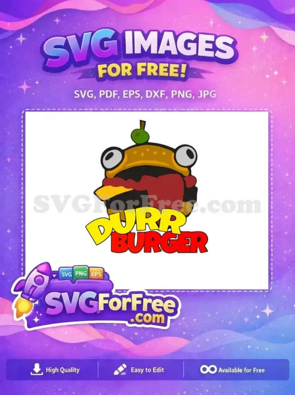 Free Googly Eyes Free Tongue Hanging Durr Burger Free SVG