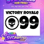 Free Skull Logo Free Victory Royale Fortnite Free SVG - Instant Download