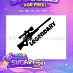 Free Sniper Rifle Free Legendary Gun Famous Movie Free SVG - Instant Download