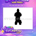 Free Simple Character Free Movie Silhouette Free SVG - Instant Download
