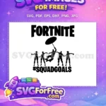 Free Squad Goals Free Glider Jump Fortnite Free SVG - Instant Download