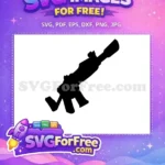Free Black Rifle Free Silhouette Call of Duty Free SVG - Instant Download