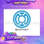 Free Blue Lantern Symbol Free Ganthet Logo Green Lantern Free SVG - Instant Download