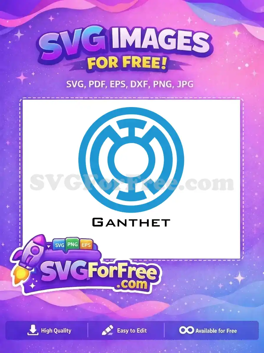 Free Blue Lantern Symbol Free Ganthet Logo Green Lantern Free SVG