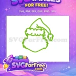 Free Santa Hat Free Grinch Face The Grinch Free SVG - Instant Download