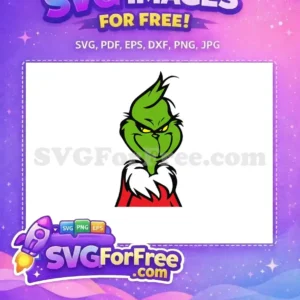 Free Angry Grinch Face Free Yellow Eyes The Grinch Free SVG