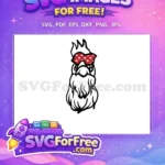 Free Rooster Red Bandana Free Farm Animal Cartoon Free SVG - Instant Download