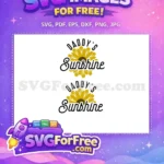 Free Yellow Sunflower Free Farm SVG Floral Design Free SVG - Instant Download