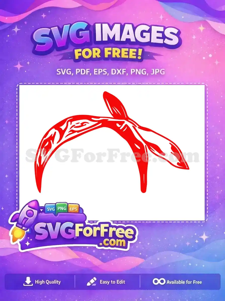 Free Red Bandana Free Farm Animal Accessory Farm Free SVG