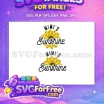 Free Sunflower Yellow Petals Free Farm Style Decor Free SVG - Instant Download