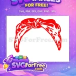 Free Red Bandana Free Hair Accessory Farm Free SVG - Instant Download