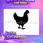 Free Farm Black Free Farm Silhouette Farm Free SVG - Instant Download