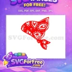 Free Red Bandana Farm Free Masked Bandit Free SVG - Instant Download