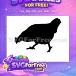 Free Farm Silhouette Free Animal Free Farm SVG - Instant Download