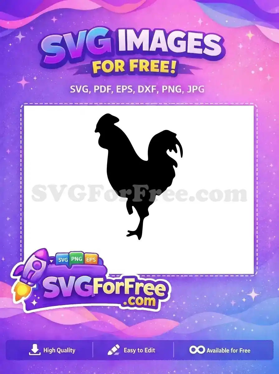 Free Farm Silhouette Free Animal Silhouettes Farm Free SVG 6