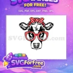 Free Polka Dot Bow Free Glasses Ladybug Free SVG - Instant Download