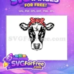 Free Red Polka dots Free Bow Farm Free SVG - Instant Download